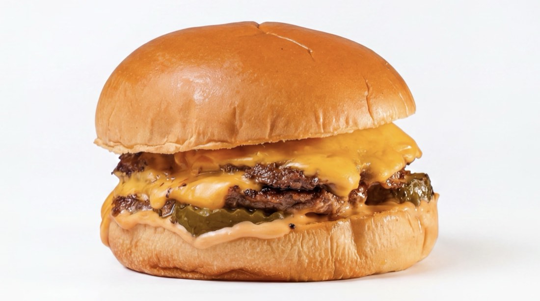 Classic Burger from the Smash Burgers menu at Smash Republic Kitchen